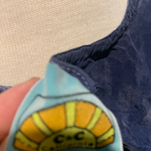 C&C CALIFORNIA INDIGO TIE DYE MAXI DRESS - Picture 5 of 5